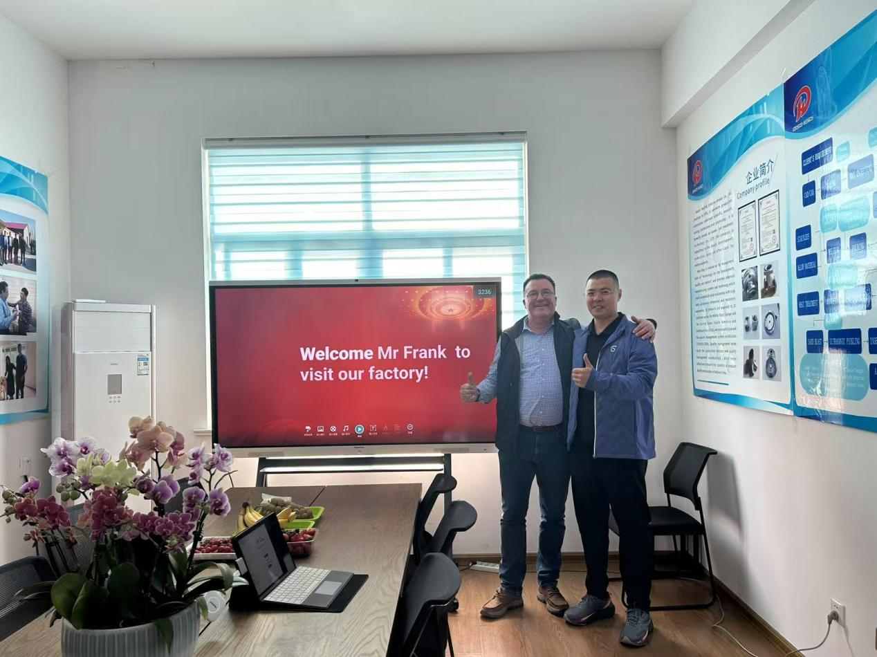 The Belgian customer visited the factory twice